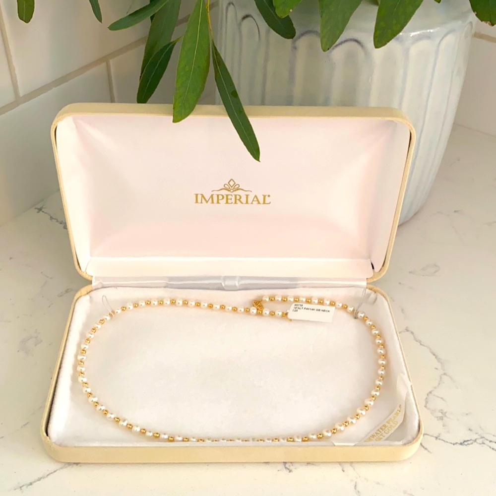 Freshwater Pearl 14KT Gold Necklace